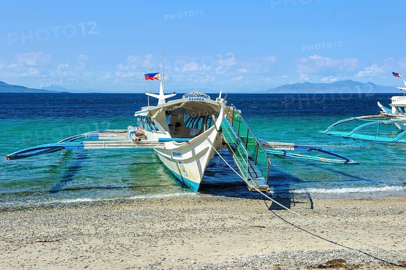 Excursion boat Outrigger boat for boat trip
