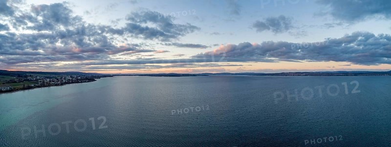 Evening twilight at Lake Constance