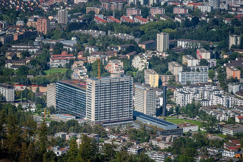 View from the Uetliberg over the city of Zurich