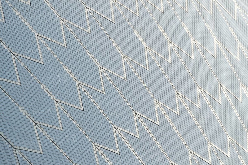 Close up of one of the sails of the Sydney Opera House