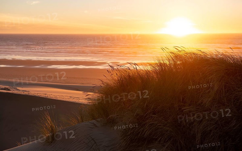 Sunset over the sea