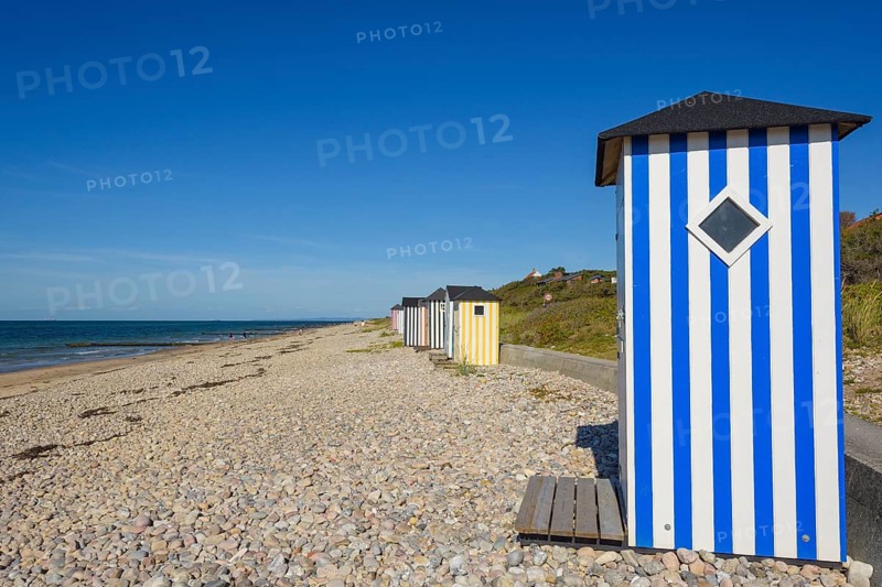 Colorful Beach Cabins