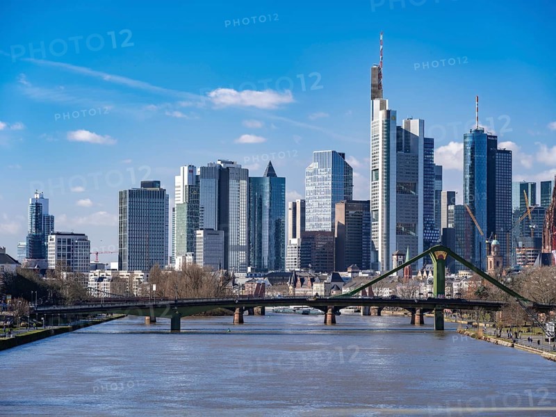 Skyline with skyscrapers