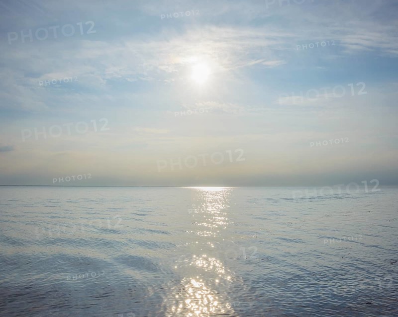Baltic Sea with Sun in Summer