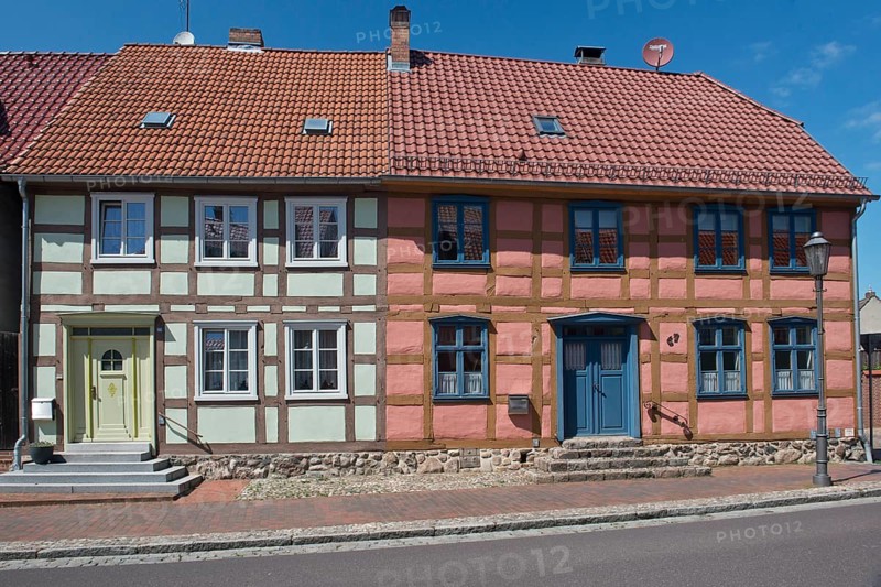 Half-timbered houses in Roebel