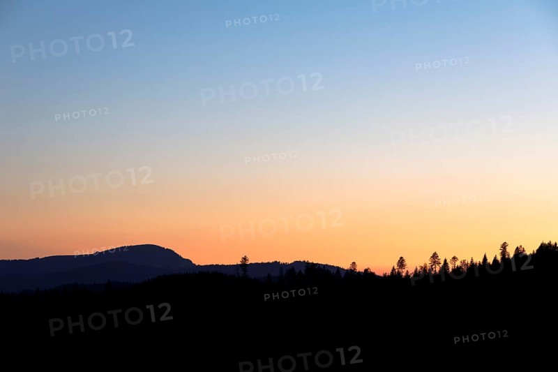 View in the morning light of the Belchen in the Black Forest