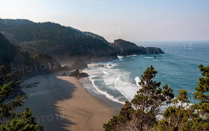 Sandy beach beach by the sea