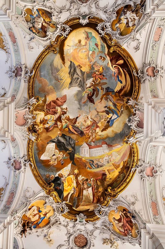 Ceiling frescoes