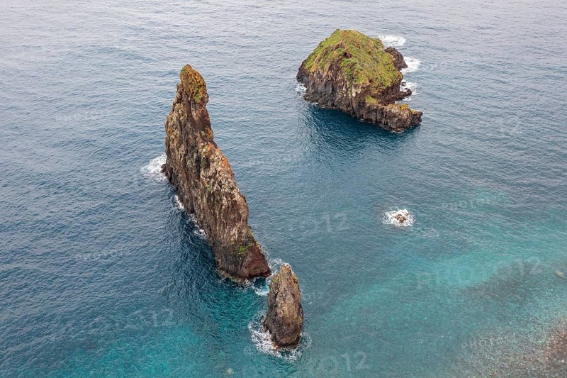 Volcanic rock formations
