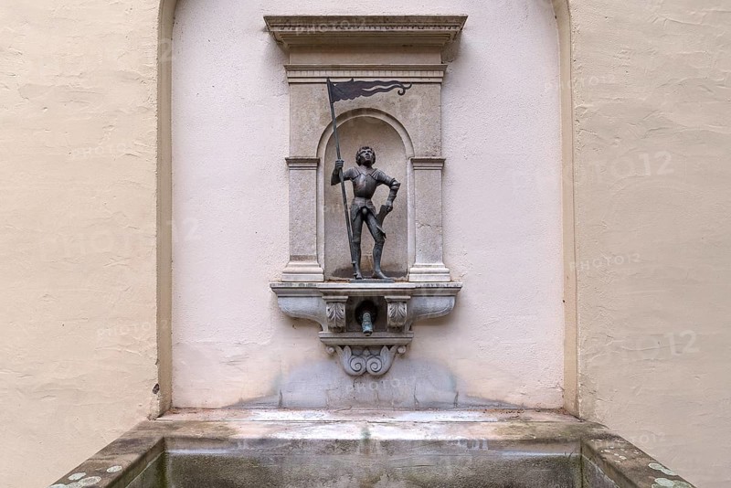 Fountain figure of Saint Mauritius