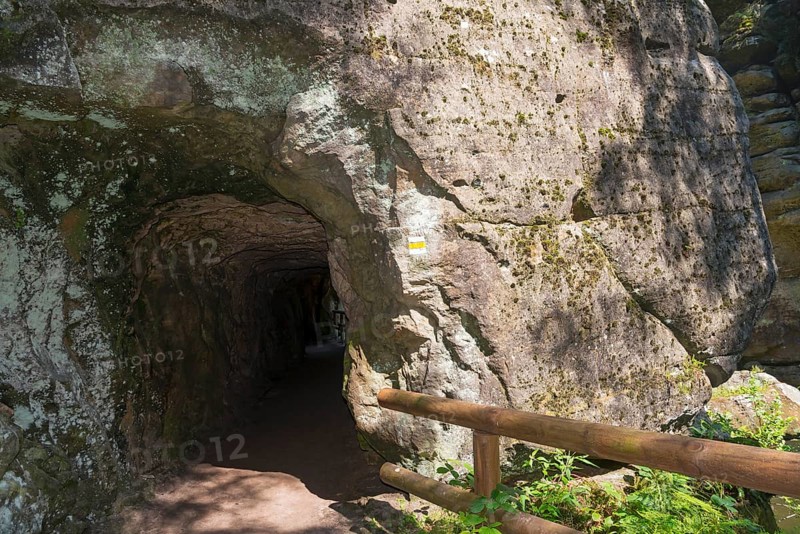 Tunnel in the Kamenice Valley