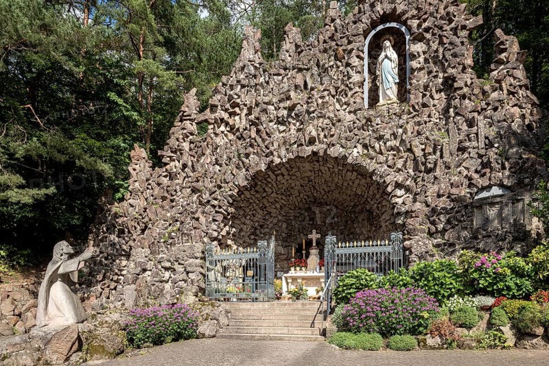 Marien Grotto pilgrimage site in the forest