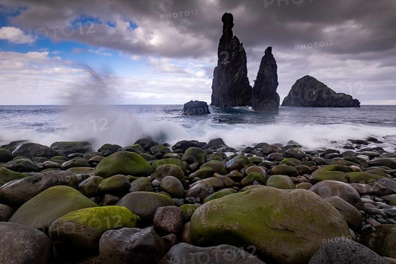 Volcanic rock formations