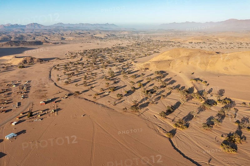 The dry bed of the Aba-Huab river shortly before its confluence with the Huab river
