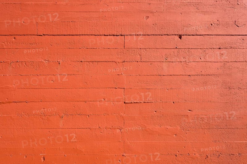 Rusty Red Concrete Wall