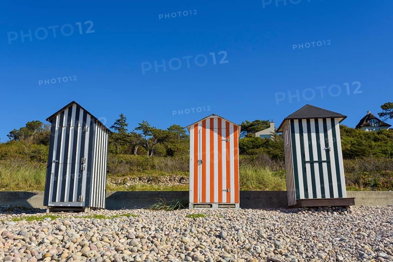 Colorful Beach Cabins