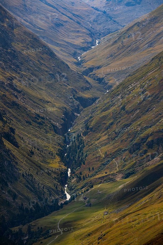 View into the Rofen valley with Rofenache
