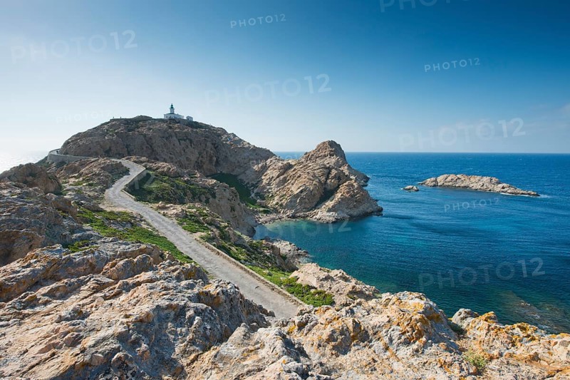 Peninsula with lighthouse