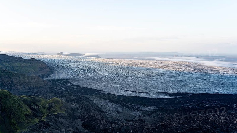 Spectacular landscape in the evening light
