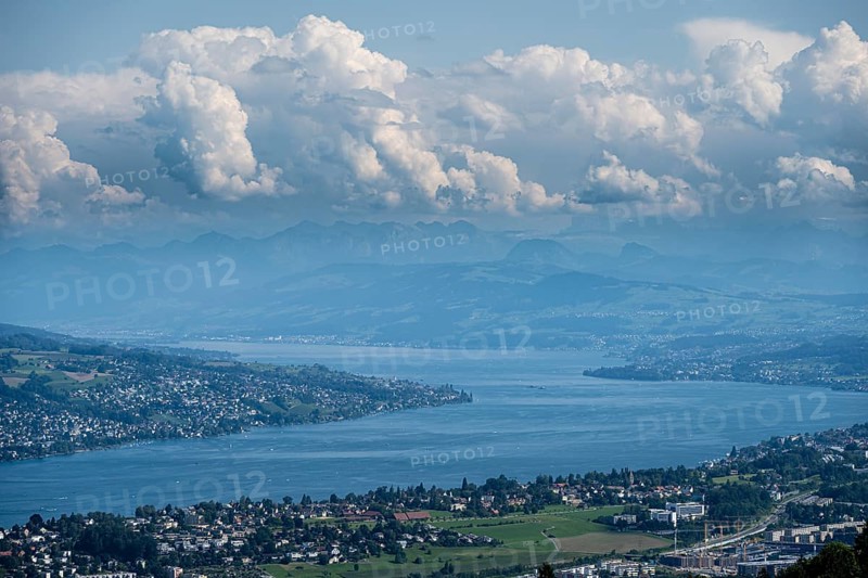 View of Lake Zurich from the Uetliberg