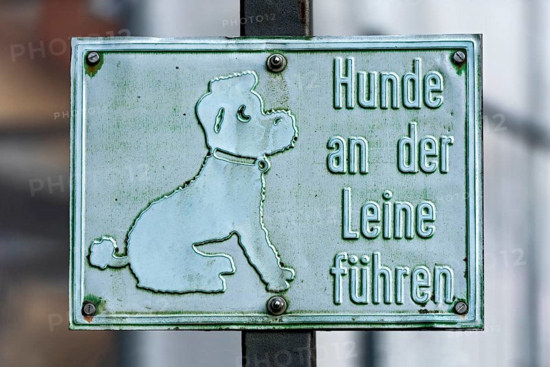 Old faded sign