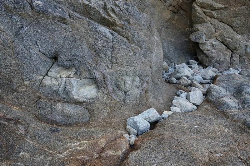 Stones and rocks on the beach