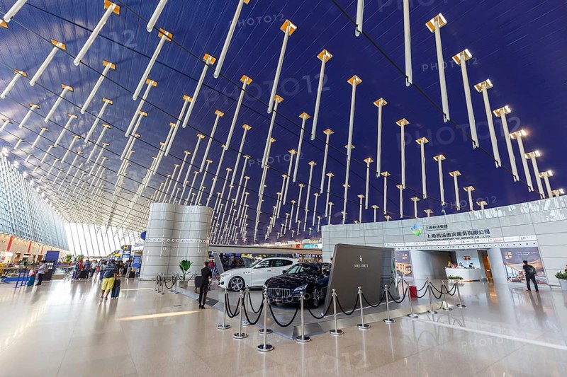 Terminal 1 of Shanghai Pudong International Airport
