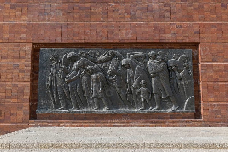 Warsaw Ghetto Square with Wall of Remembrance