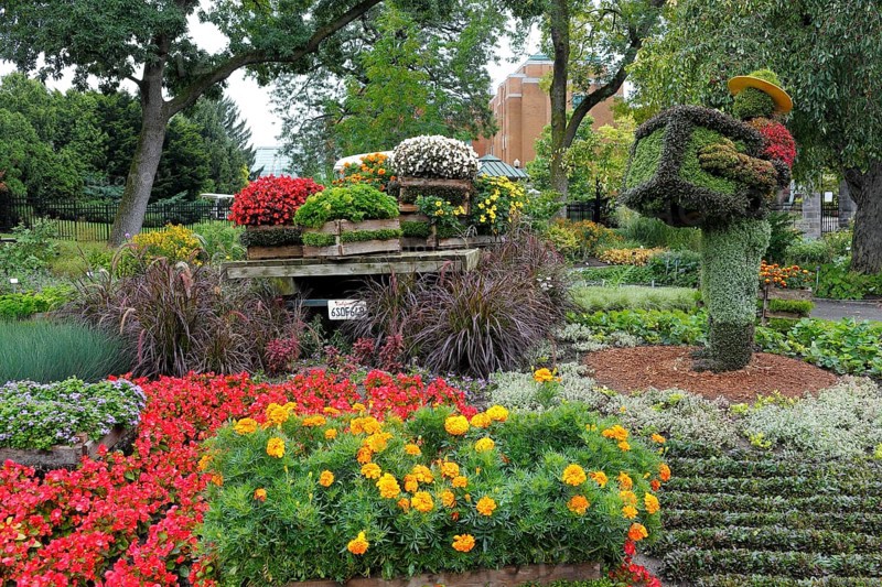 Flower beds
