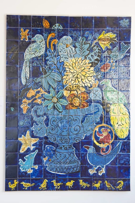 Tile paintings in the Tile Museum