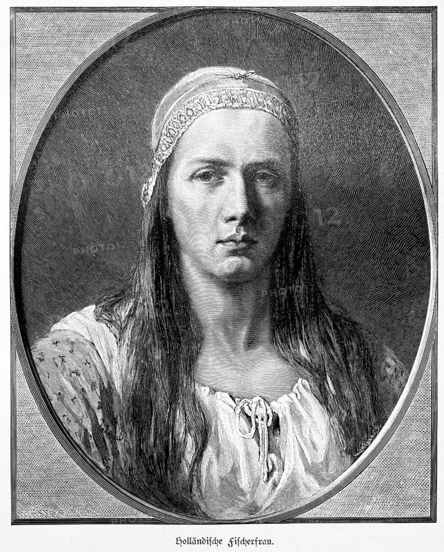 Dutch fisherwoman