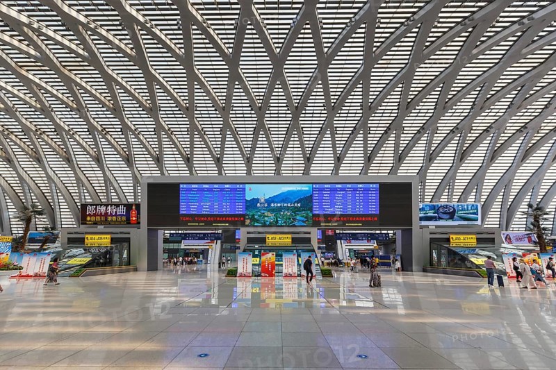 Tianjin West Station modern architecture railway station in Tianjin