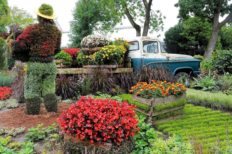 Flower beds