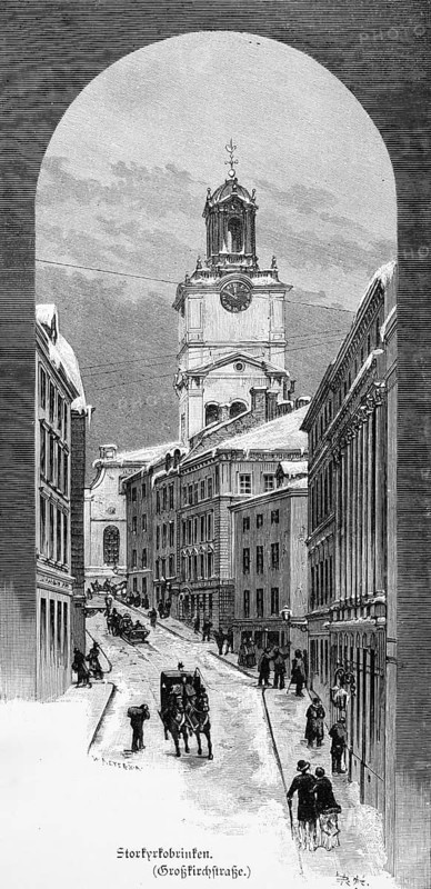 Tower of Storkyrkan Cathedral