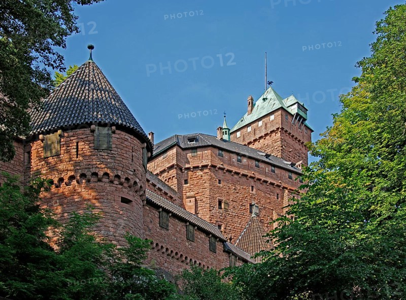 Haut-Koenigsbourg exterior view