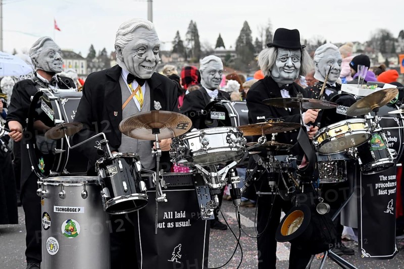 Carnivalists Guggenmusik US President Joe Biden