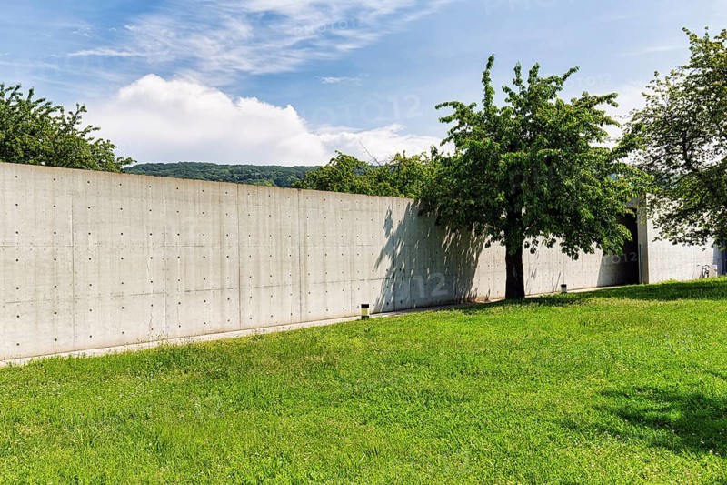 Modern building made of exposed concrete