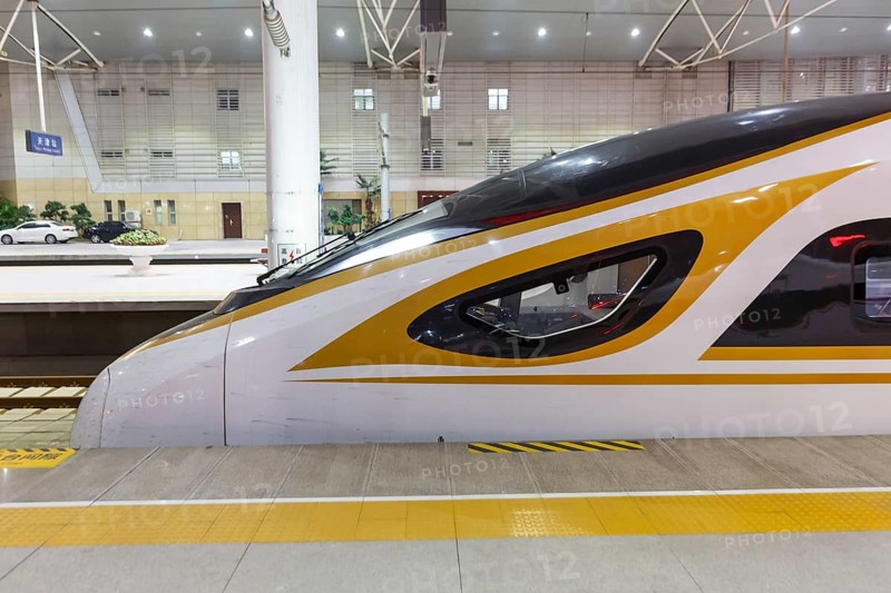 Fuxing High Speed Train HGV at Tianjin Station in Tianjin