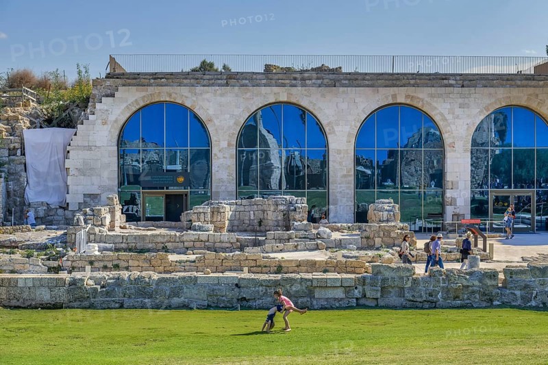 Visitor centre at the excavation site