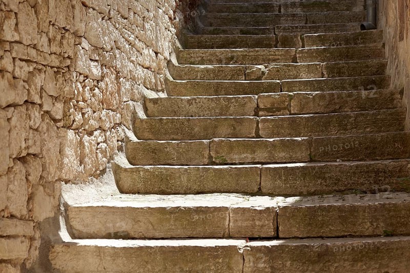 Stone steps in Rovinj