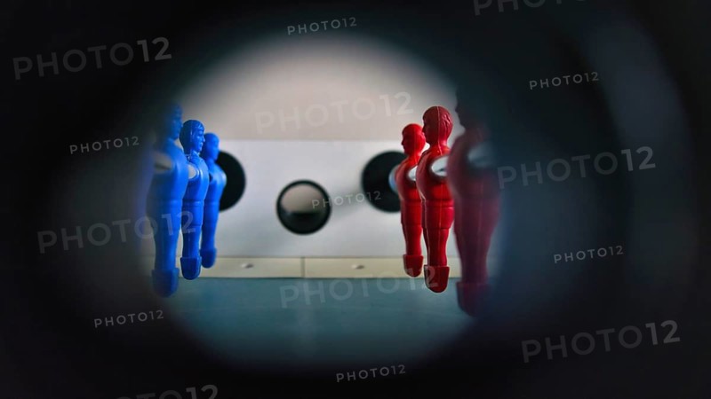 View through the throw-in hole