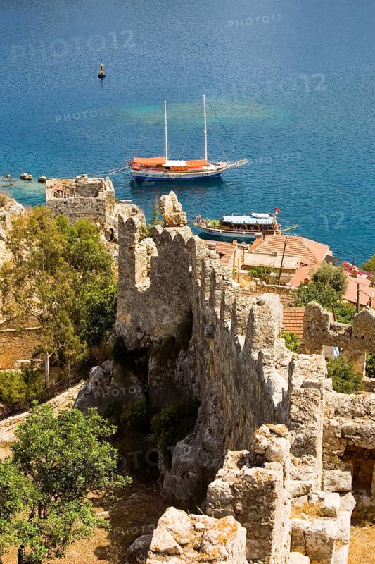 Simena with castle ruins