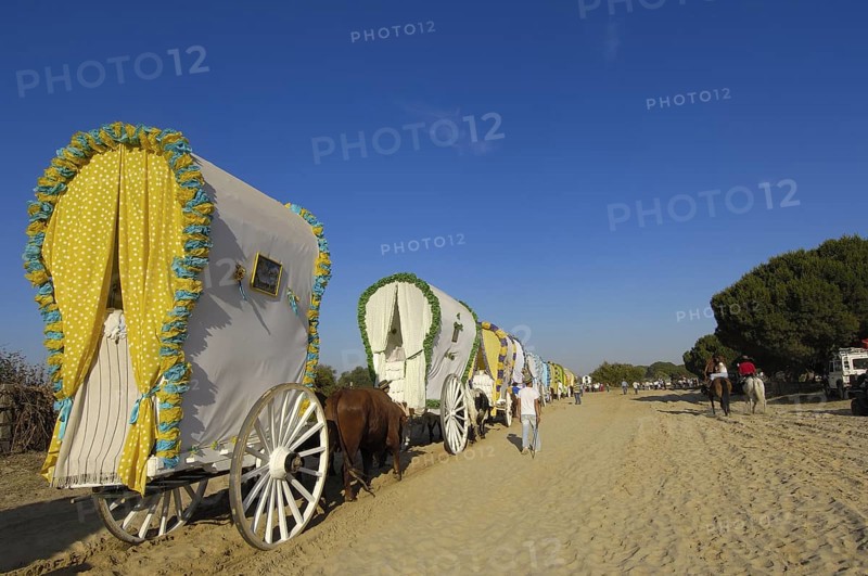 Pilgrims at El Rocio village, Spain, 2006