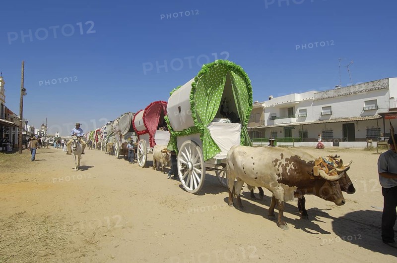 Pilgrims at El Rocio village, Spain, 2006