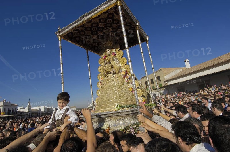 Pilgrims at El Rocio village, Spain, 2006