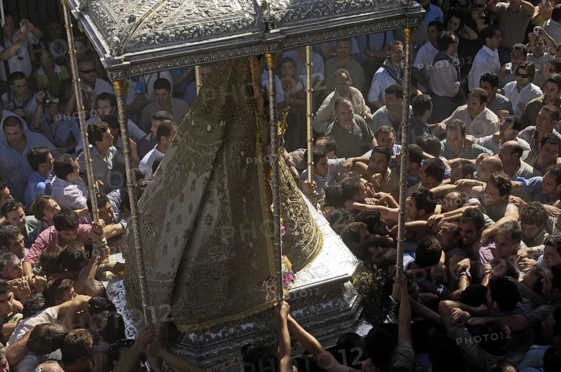 Pilgrims at El Rocio village, Spain, 2006