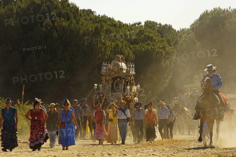 Pilgrims at El Rocio village, Spain, 2006