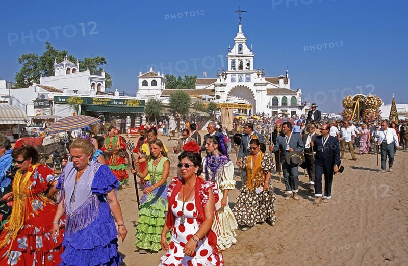 Pilgrims at El Rocio village, Spain, 2006