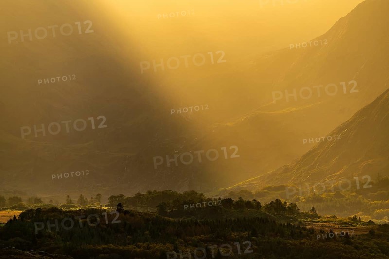 Light mood with autumn landscape