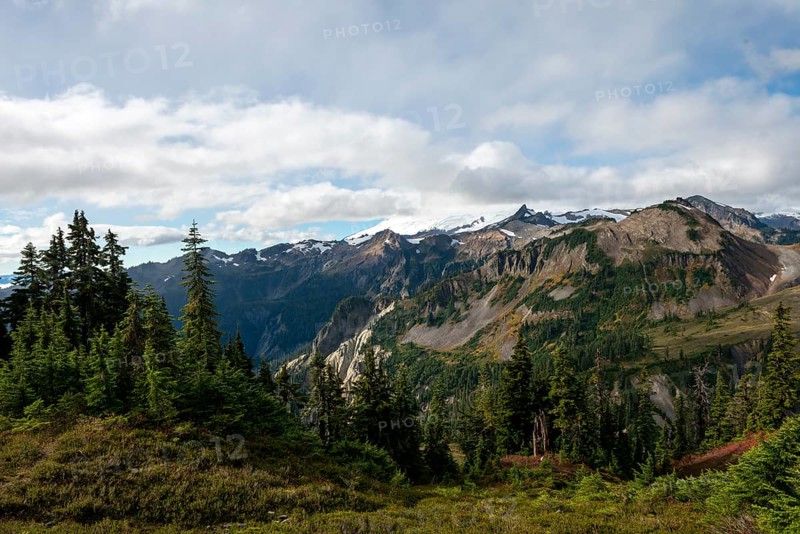 Mountain landscape in autumn
